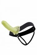 Fallo Indossabile Hollow Strap-On Fluorescente 16,5cm