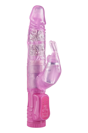 Vibratore Rabbit Twinturbo 25cm Rosa