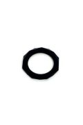 Anello Fallico Octagon Diam 3,2cm Medium Nero