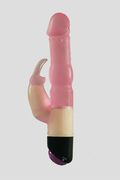 Vibratore Rabbit Pleasure Vibe 22cm Rosa