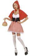 Costume Sexy Mantellino Rosso. Taglia L